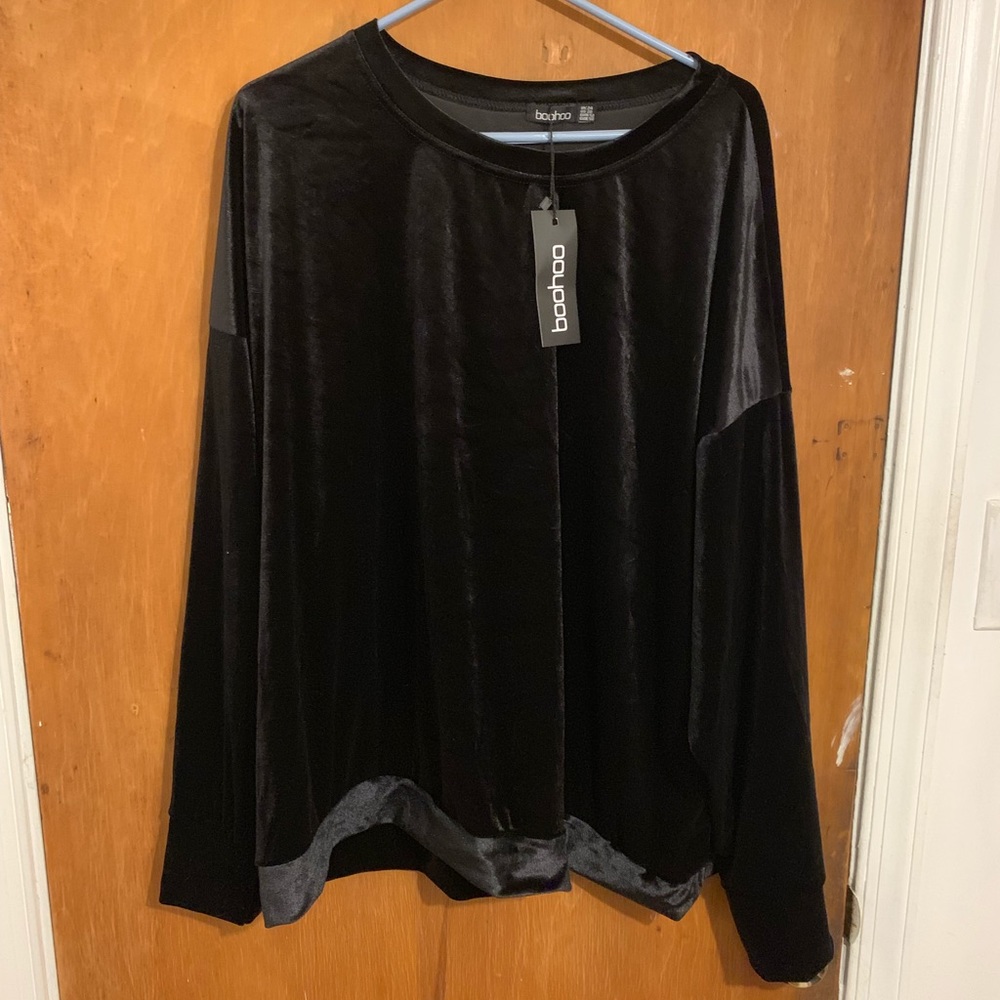 Velvet Boohoo Track Suit